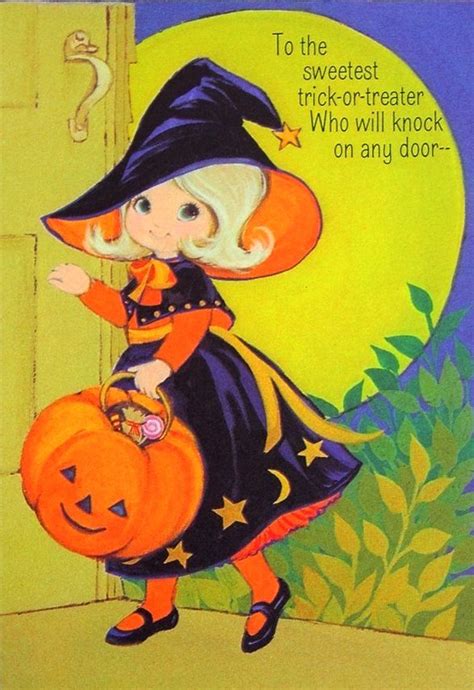 vintage halloween images  pinterest retro halloween