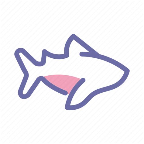 meat cooking barbecue grilled shark icon   iconfinder