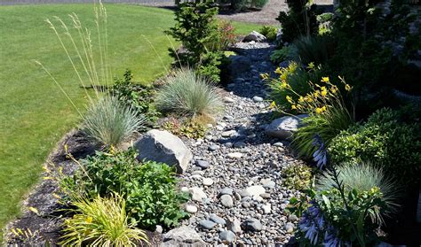 solve drainage issues  dry creek beds