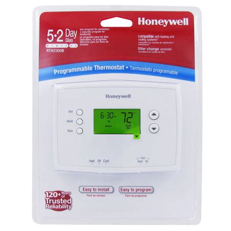 honeywell rthbu  day programmable thermostat thermostat programmable thermostat
