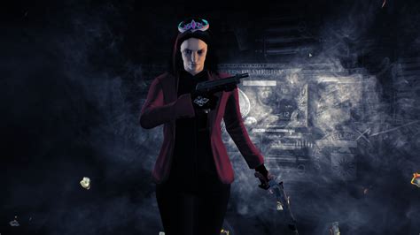 black and red suit for clover payday 2 skins heisters clover gamebanana