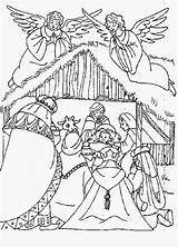 Kleurplaten Bijbel Kerst Lui Nasterea Iisus Kerstverhaal Mewarnai Drie Koningen Weihnachtsgeschichte Stal Yesus Kelahiran Tuhan Bibel Animasi Bergerak Nativity Malvorlage sketch template