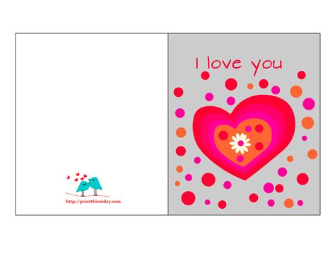 printable love cards