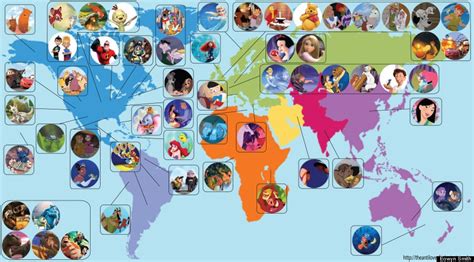 world   disney   place  map lays   huffpost