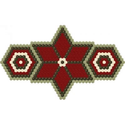 hexagon christmas star