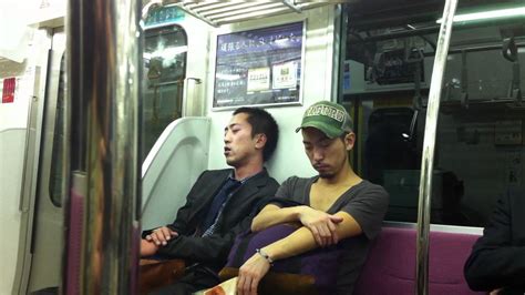 Yes One More Video Of Japanese People Sleeping In The