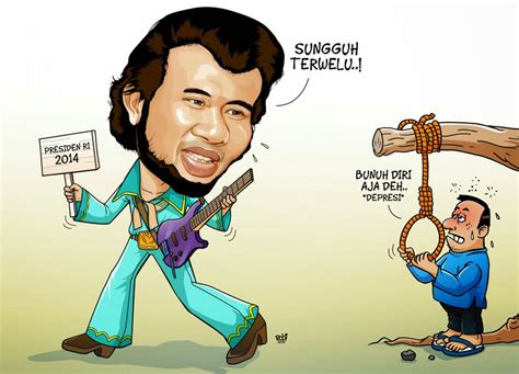 Gambar Karikatur Lucu Rhoma Irama Kartun Politik Lucu Presiden Jokowi