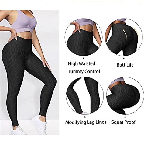Tik Tok Butt Lifting Leggings For Women Yoga Pants Peach Lift High