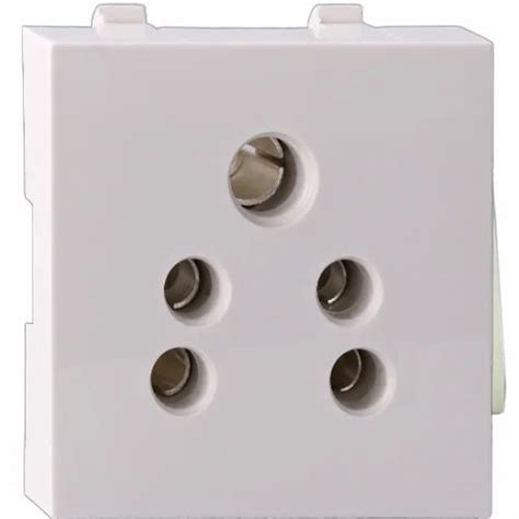 white modular  pin socket  rs piece  varanasi id
