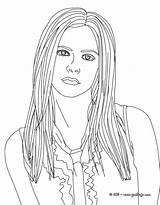 Colorear Lavigne Suelto Cantantes Famosos Ausmalen Caricaturas Hellokids Cantante sketch template