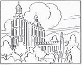 Lds Logan Bountiful Sacrament Slc Mormon Temples D Coloringhome sketch template
