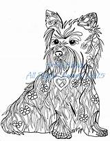 Coloring Terrier Cairn Book Dogs Dog Books Description sketch template