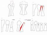 Corset Corsets Sew Draft Fitting Deformation sketch template