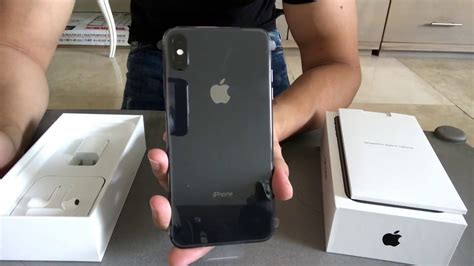 unboxing iphone xs max space gray youtube