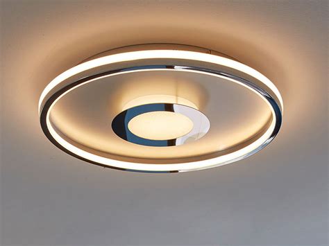 chrom silberne lichtakzente led wohnzimmerlampen mit indirekte deckenbeleuchtung ebay