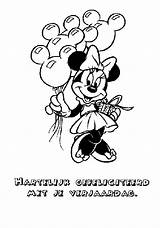 Mouse Minnie Coloring Pages Nl Color Disney Mickey Kleurplatenenzo Kids sketch template