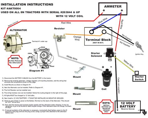 volt conversion   ford  youtube  ford tractor wiring diagram cadicians blog