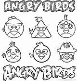 Birds Angry Coloring Pages Print Kids sketch template