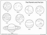 Planets Planetes Soleil Planete sketch template