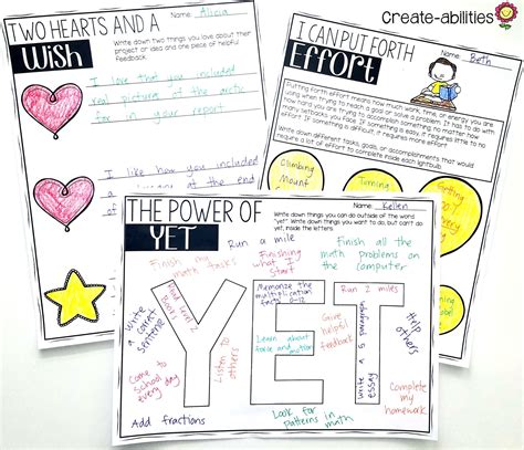 growth mindset activity pack    page growth mindset