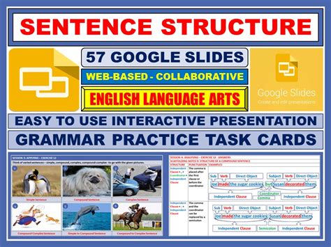 sentence structure  google  teaching resources