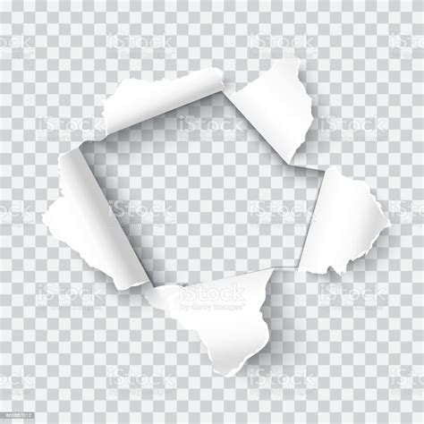 torn paper realistic vector illustration stock illustration download