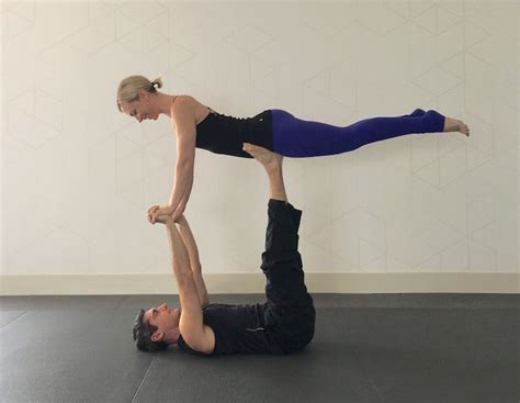 couples yoga challenge poses easy yoga  health