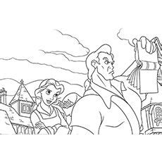 top   printable beauty   beast coloring pages