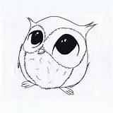 Animals Easy Drawings Drawing Cute Simple Kids Pencil Sketch Owl Animal Baby Draw Sketches Small Paintingvalley Cartoon Owls Coloring Getdrawings sketch template