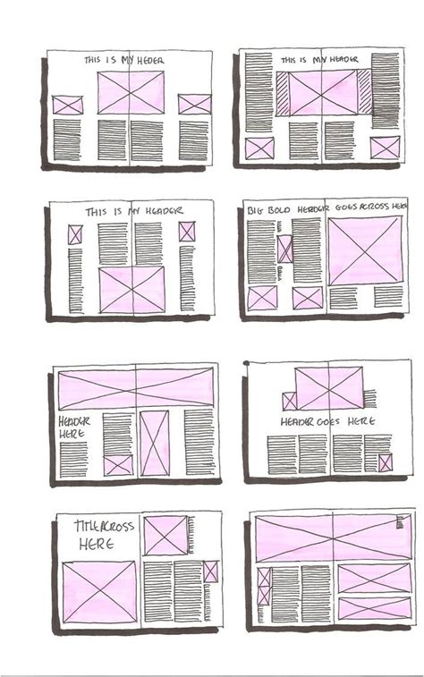 types  web pages  shown  pink  black ink