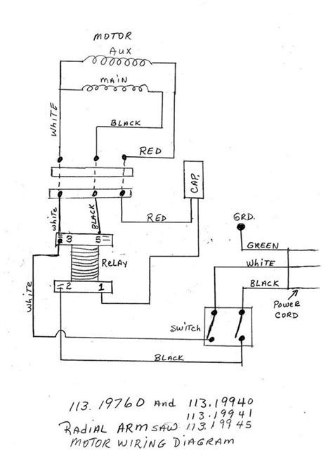 craftsman table  wiring diagram wiring service
