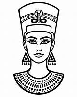 Nefertiti Egyptian Portrait Egipto Isis Egipcias Egipcio Dibujo Egipcios Egipcia Romanos Egito Cleopatra Sin Fantasía Signos Retratos Zodiaco Indios Erótica sketch template