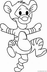 Winnie Pooh Tigger sketch template