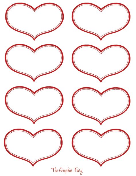 printable valentine heart images  graphics fairy
