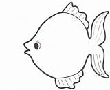 Fish Outline Template Printable Clipart Goldfish Templates Cute Drawing Mullet Outlines Clip Print Rainbow Coloring Pdf Printables Board Clipartmag Patterns sketch template