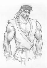 Ryu Drawing Draw Fighter Street Sketch Drawings Tutorial Easy Character Fighters Idrawgirls Beginners Characters Coloring Man Pages Boy sketch template