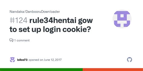 Rule34hentai Gow To Set Up Login Cookie · Issue 124 · Nandaka