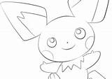 Pichu Coloring4free Coloring Pages Pokemon Characters 2021 A4 Printable sketch template