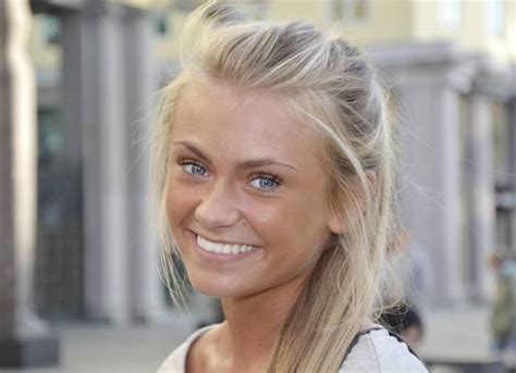 Norway Swedish Women Woman Face People