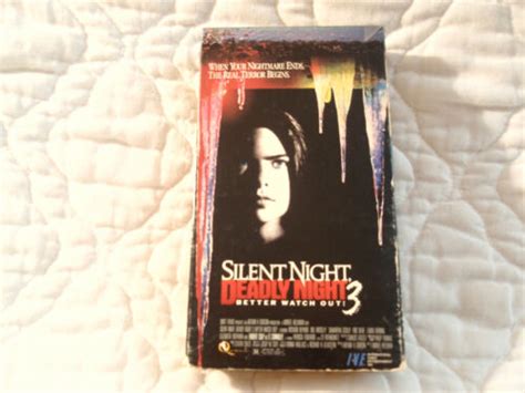 silent night deadly night 3 better watch out vhs christmas horror