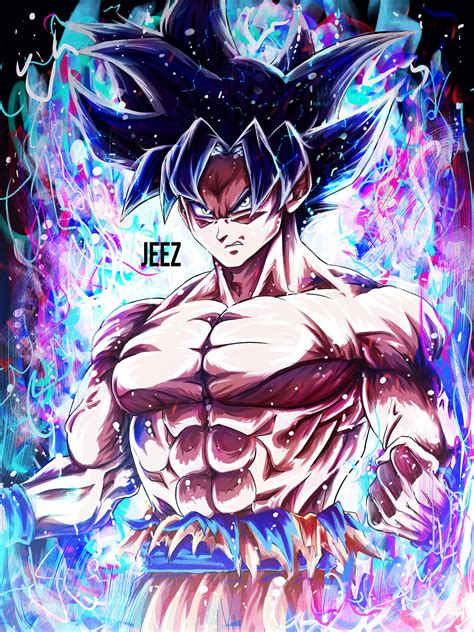 Jeez Art Mastered Ultra Instinct Goku