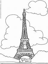 Coloring Pages Tower Getdrawings Eiffel Kids sketch template
