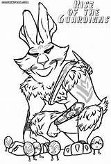 Guardians Rise Coloring Pages Bunnymund Colorings sketch template