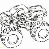 Monster Truck Coloring Pages Printable Digger Grave Drawing Zombie Line Getcolorings Color Getdrawings Clipartmag sketch template