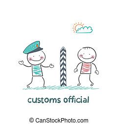 customs official vector clip art eps images  customs official clipart vector illustrations