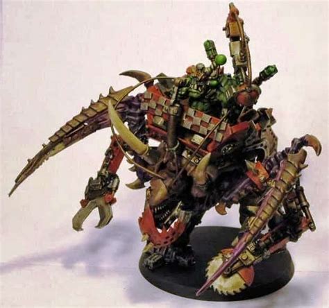 looted ork carnifex army of one spikey bits
