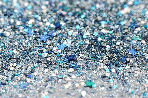 blue silver glitter background holiday christmas new year abstract