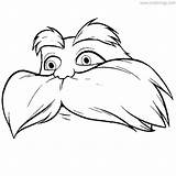 Lorax Coloring Pages Seuss Mustache Dr Xcolorings 70k Resolution Info Type  Size Jpeg Printable sketch template