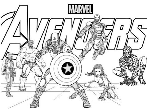marvels  avengers coloring page  fans avengers coloring pages