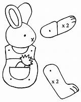 Puppet Pantin Lapin Paques Burattini Assmatmilhaud Pâques Articules Bricolages Stampa Colorare Imprimables Pantins Coloriages Publié Disegno sketch template